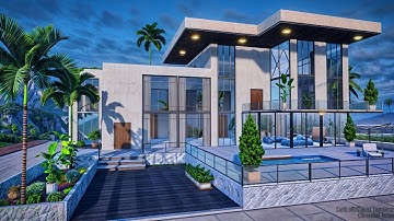 Building a house in PUBG Mobile for level 25 with a swimming pool