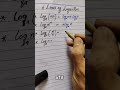 laws of logarithms #maths #education #knowledge #ideas #laws #shorts #reels