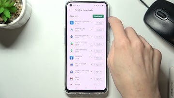 OPPO Find X3 Lite - How To Update Apps | Google Play Store