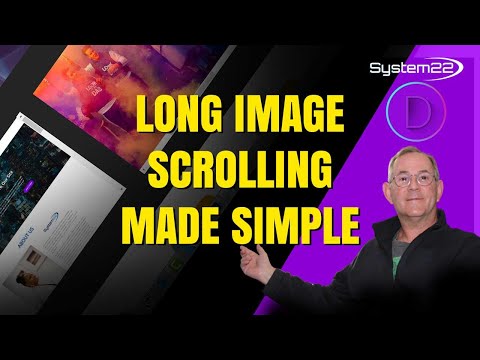 Divi Theme Tutorial Long Image Scrolling Made Simple