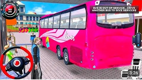 Coach Bus Simulator 2025 - Heavy Traffic Bus Simulator - Bus Game Android Gameplay