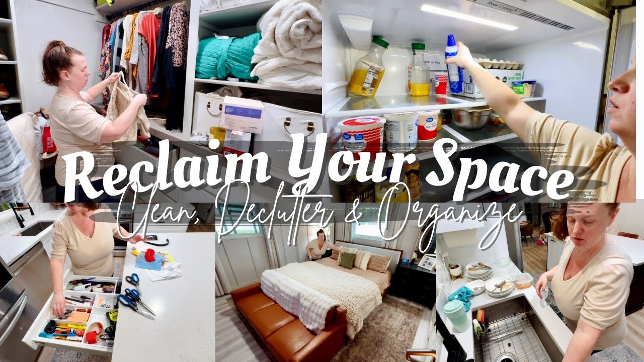 2025 Whole House Declutter + Clean With Me / Cleaning Motivation New ...