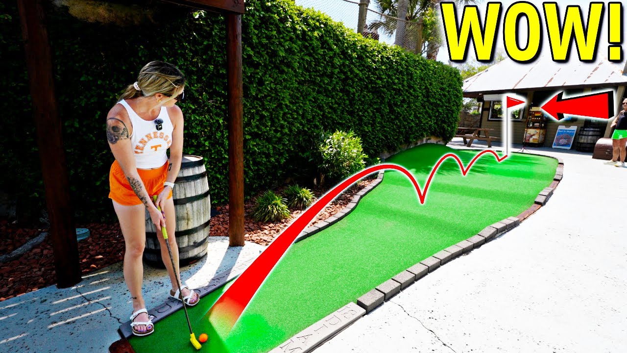 We Got a Hole In One at One of the BEST Mini Golf Courses in Town!