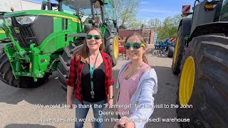 Farmer Girl als Gast beim JOHNDEERE Event