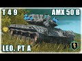 T49 ⌖ LEOPARD PT A ⌖ AMX 50 B | World of Tanks Blitz Replays