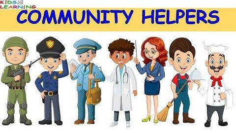 Community helpers | Community helpers for kids |Our helpers |40+ Community helper|People who help us