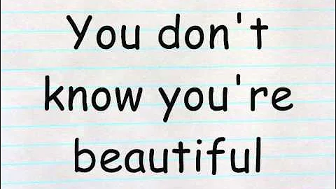 One Direction - What Makes You Beautiful Lyrics