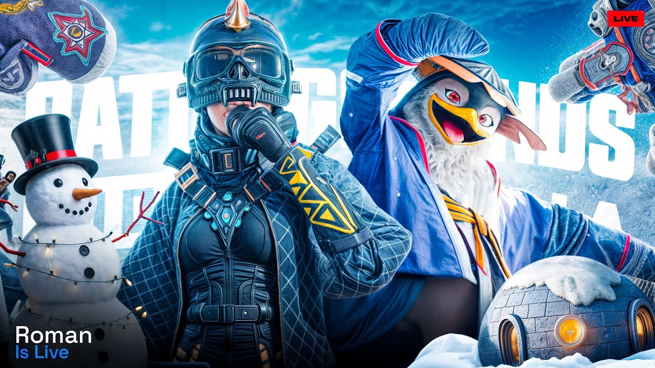 ROMAN IS LIVE | BGMI 🔴 | 4.1 Frosty Funland | 