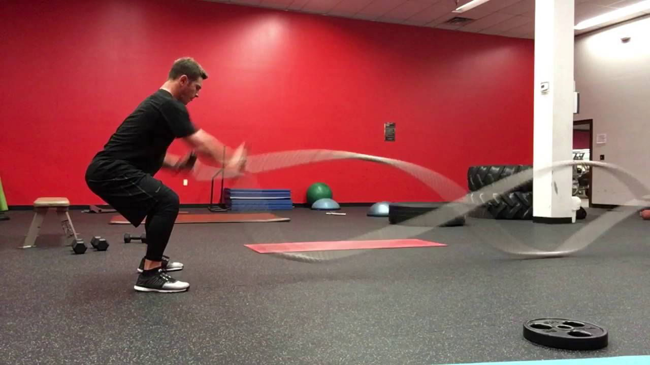 Battle Rope: Reverse Wave - YouTube