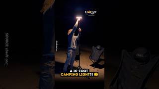 This camping light extends nearly 10 feet into the air 🤯