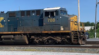 CSX M410-13 with 788 Leading