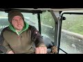 JCB FASRAC 4220 CHIEFTAIN dump trailer and a john deere. Episode 11