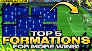 FIFA 22 ULTIMATE TEAM TOP 5 BEST FORMATIONS FOR MORE WINS - BEST FIFA 22 CUSTOM TACTICS