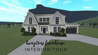 | Bloxburg | Hamptons Farmhouse | Interior/tour
