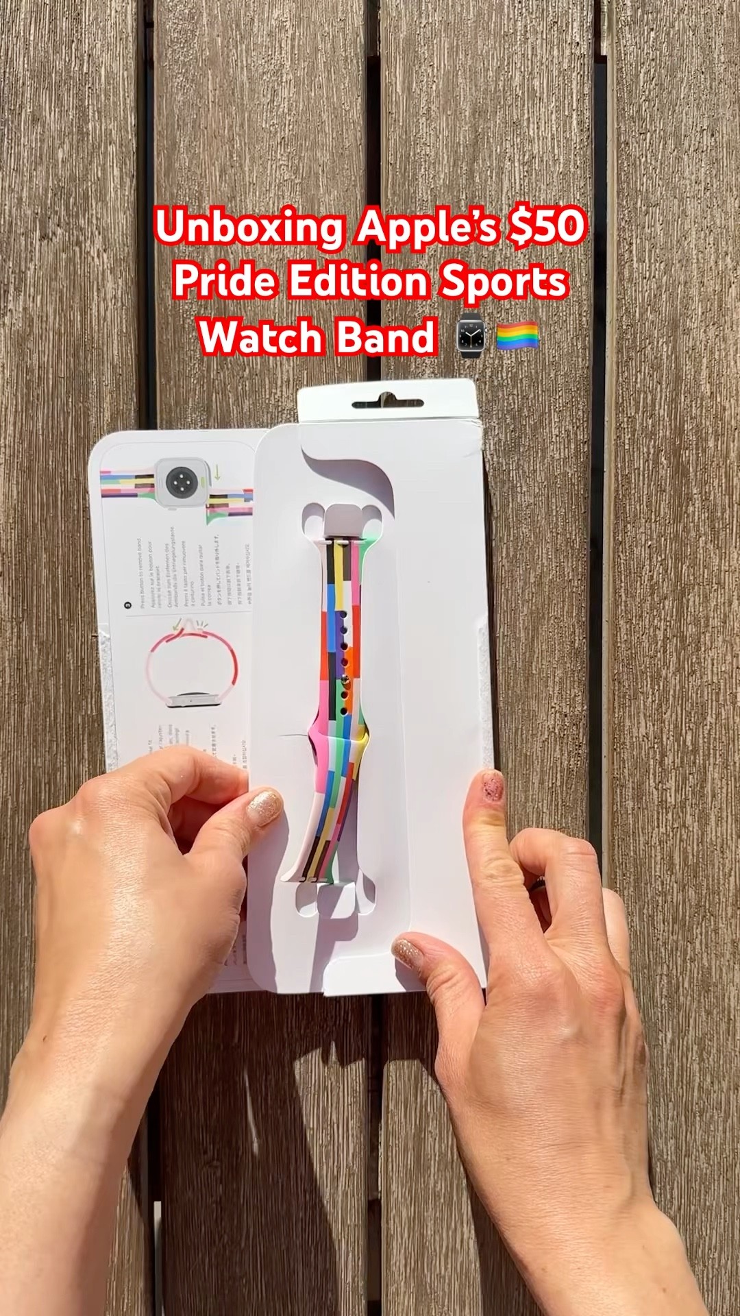 Unboxing Apple's $50 Pride Edition Sport Watch Band - YouTube