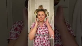 How I do my hair with Velcro rollers!