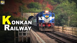 पहाडोके बीच से होके गुजरती है कोकण रेल | Making Of Konkan Railway | World Documentary screenshot 2