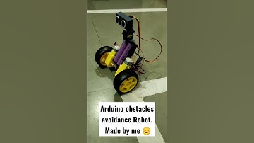 Arduino Obstacles Avoiding Robot | Ultrasonic sensor Robot #viral #viralshorts