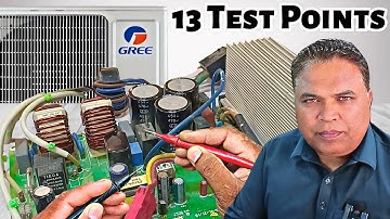 Gree Inverter AC PCB 13 Test Points For U5 Error Code Repair!