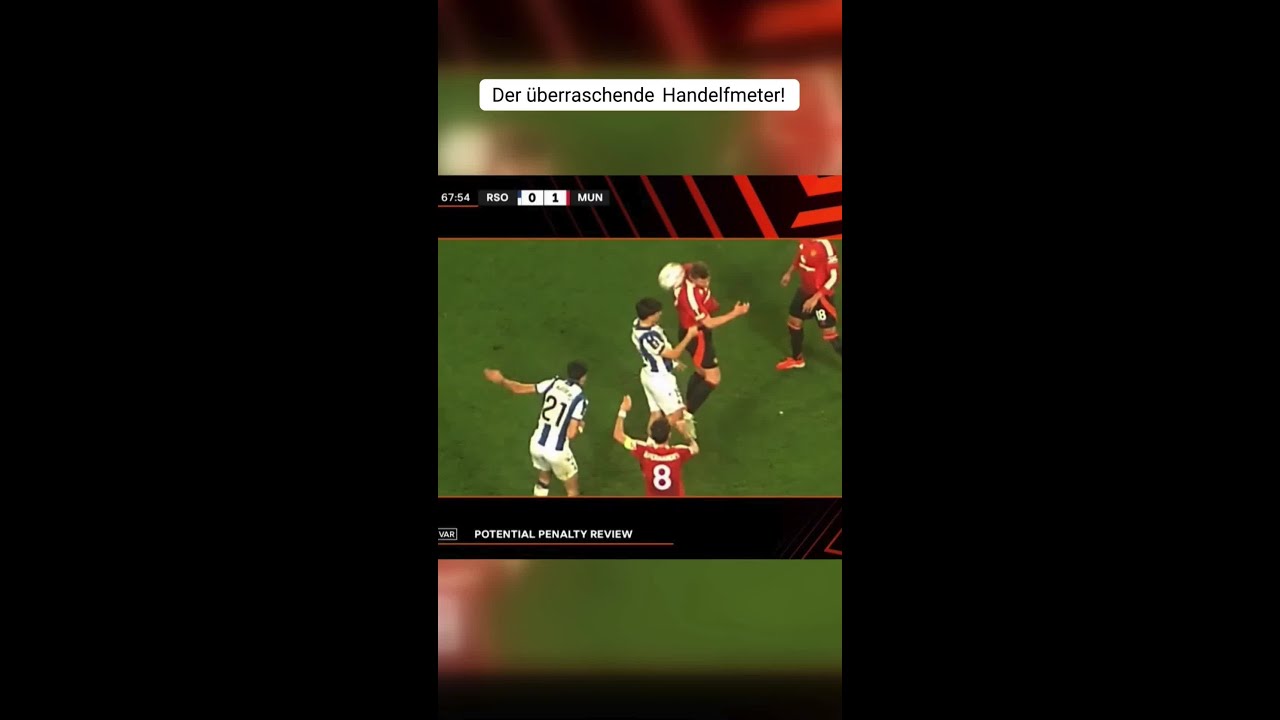 Der überraschende Handelfmeter!