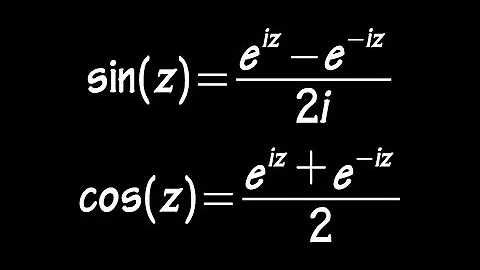 Complex definitions of sine and cosine