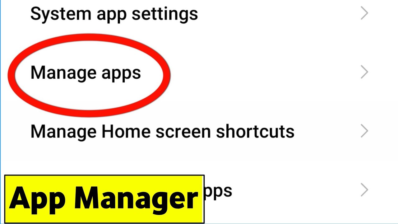 Where Is Application Manager In Redmi How To Find Application Manager In Redmi YouTube