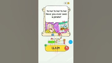 Braindom level 117||pirates never see the sun||tricky puzzle