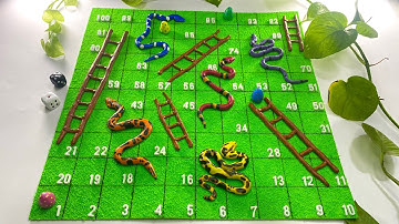 DIY 3D Snake and Ladder Board Game