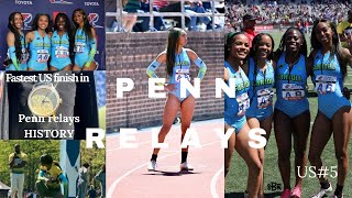 PENN RELAYS 2024 VLOG…( Grwm | Full Races  and more!) Fastest US time in Penn relays HISTORY