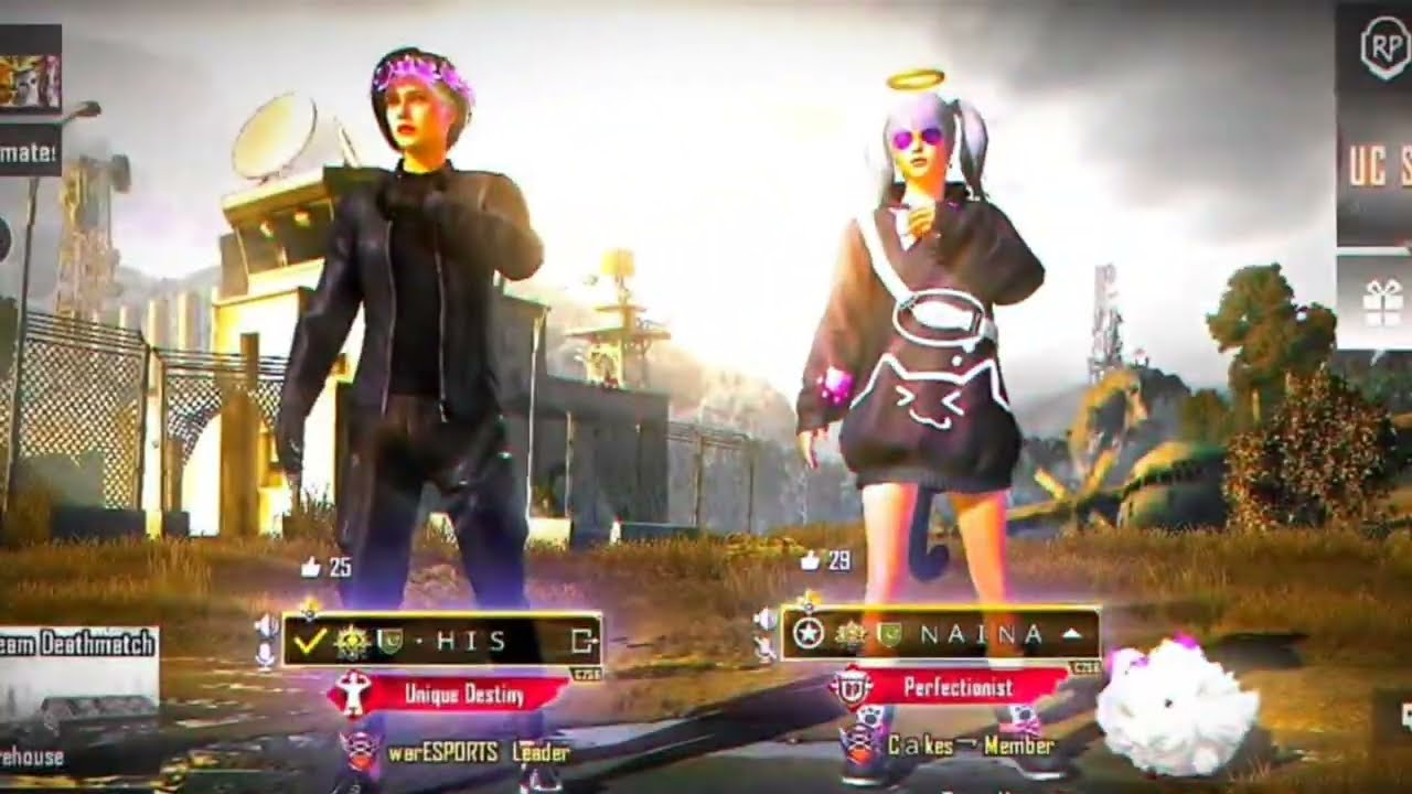 Pubg couple lobby video ❣️ | Pubg love status | Pubg WhatsApp status | 