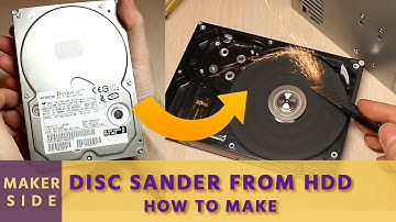 How to make DISC sander from HDD