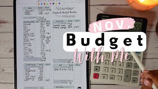 November 2025 | Monthly Budget With Me | Zero Based Budget