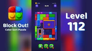 Block Out Level 112 Walkthrough 🧩 | All Levels Solution | Mini Boss