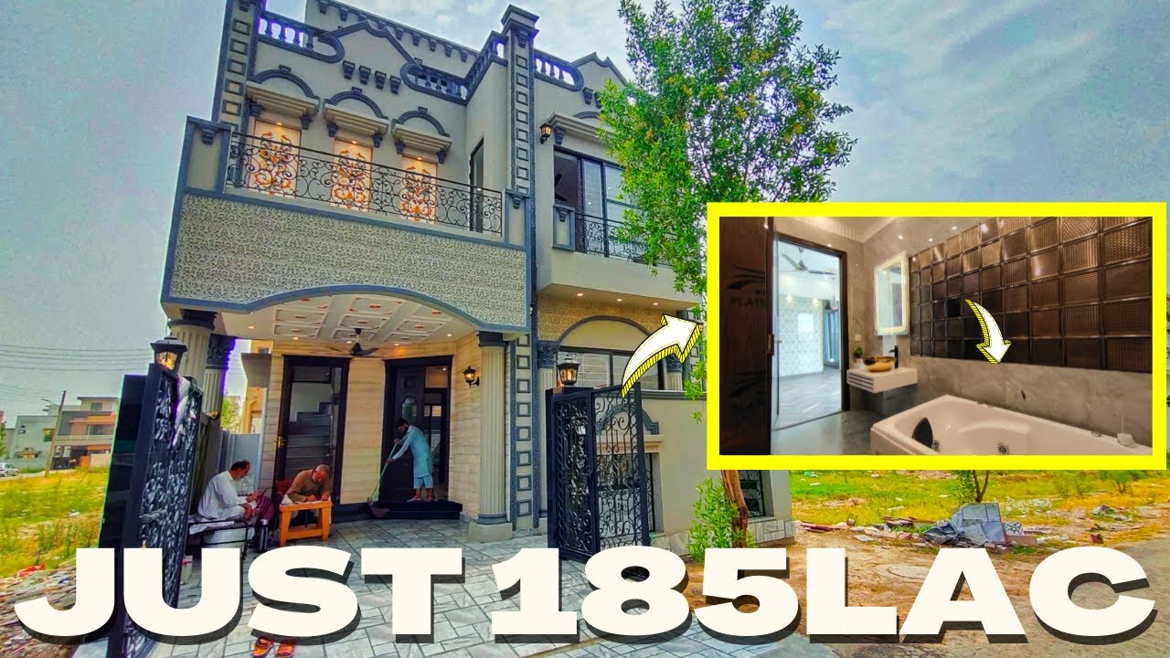 5 MARLA CLASSIC VICTORIAN HOUSE FOR SALE IN LAHORE SPANISH DESIGN