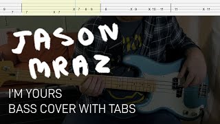Jason Mraz - I'm Yours (Bass Cover with Tabs) Resimi