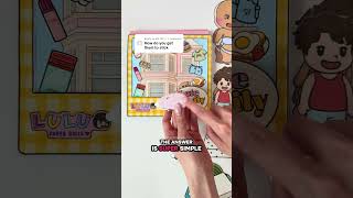 How to stick paper doll pieces , paperdoll tutorial, paper craft hacks #papercrafts #paperdoll