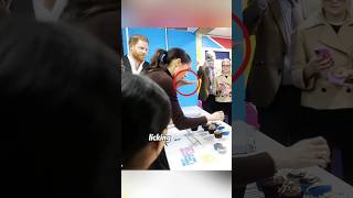 Did you notice Meghan licking her hands #shorts #shortvideo #royalfamily #meghanmarkle
