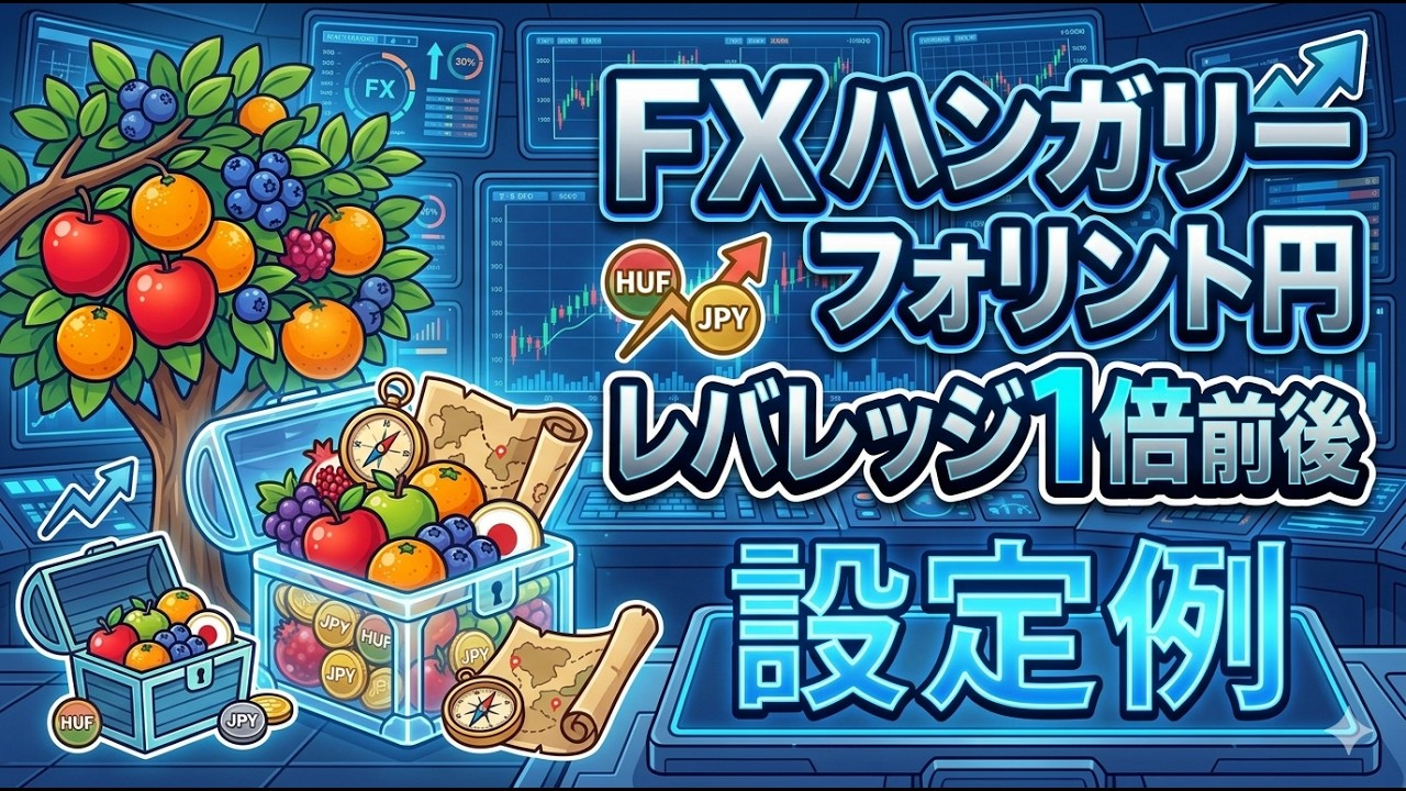 FX ハンガリーフォリン円 ブログ動画 レバレッジ1倍前後 設定例 - YouTube