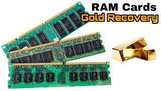 RAM Card Gold Recovery | Recover Gold From Computer RAM | Gold Recovery