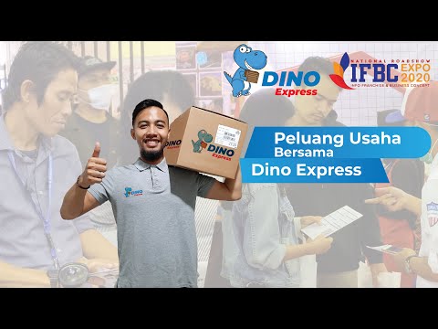 Dino Express Franchise Ekspedisi Terbaik 2019 versi IFBC Expo