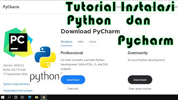 Tutorial Instalasi Python 3.8.5 dan Instalasi Pycharm Comunity