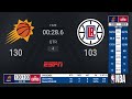 Suns @ Clippers WCF Game 6 | NBA Playoffs on ESPN Live Scoreboard - NBA