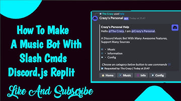 How To Make A Advanced Music Bot With Slash Commands | Crazy HQ