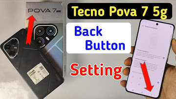 Tecno pova 7 5g back button setting/Tecno pova 7 me back button kaise lagaye/navigation key setting