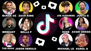 TIKTOK - List of most followed accounts in 2024, Celebrities and famous people. #tiktok  #celebrity