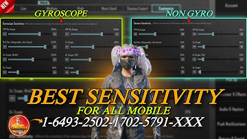 2025 World Best Sensitivity Settings For All Mobile Non Gyro And Gyroscope ✅ | PUBG MOBILE |