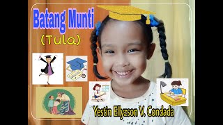Tula: 'Batang Munti' by Yestin Ellyzson/ Kindergarten/