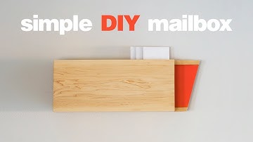 DIY Mailbox  - Simple Woodworking Projects