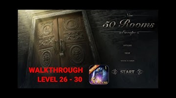 New 50 Rooms Escape Level 26-30 Walkthrough By Alkif Channel