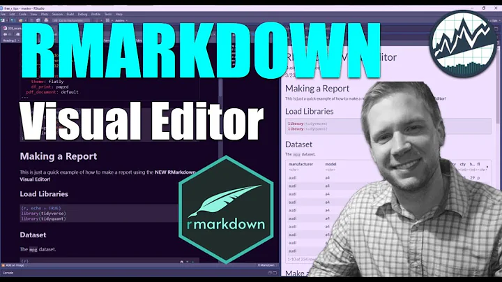 rmarkdown: Make PDF Data Analysis Reports with RStudio Visual Editor